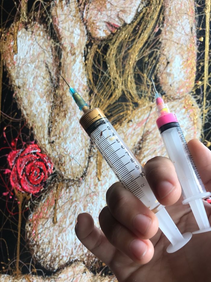 I’m A Nurse And I Use Syringes To Paint (Part 4)