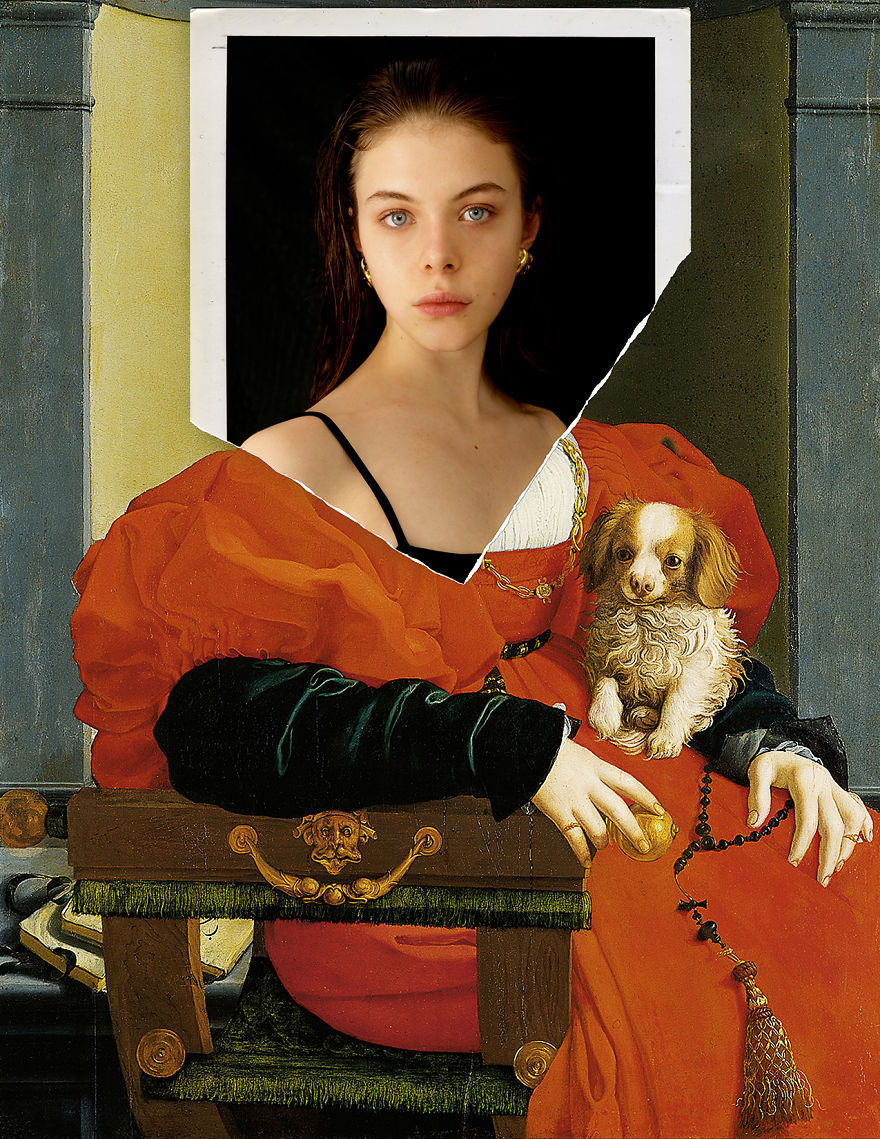 New Renaissance - We Mixed Famous Art Portrait With Photos