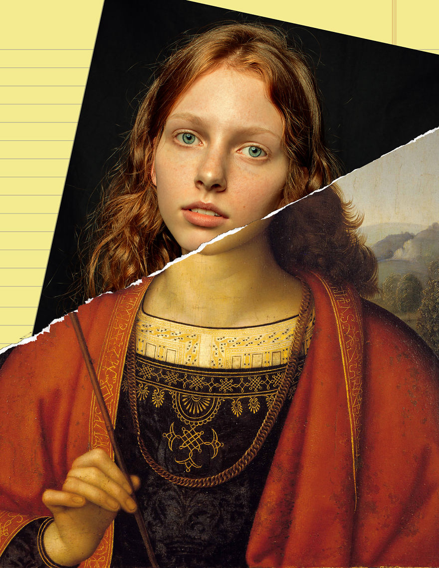New Renaissance - We Mixed Famous Art Portrait With Photos