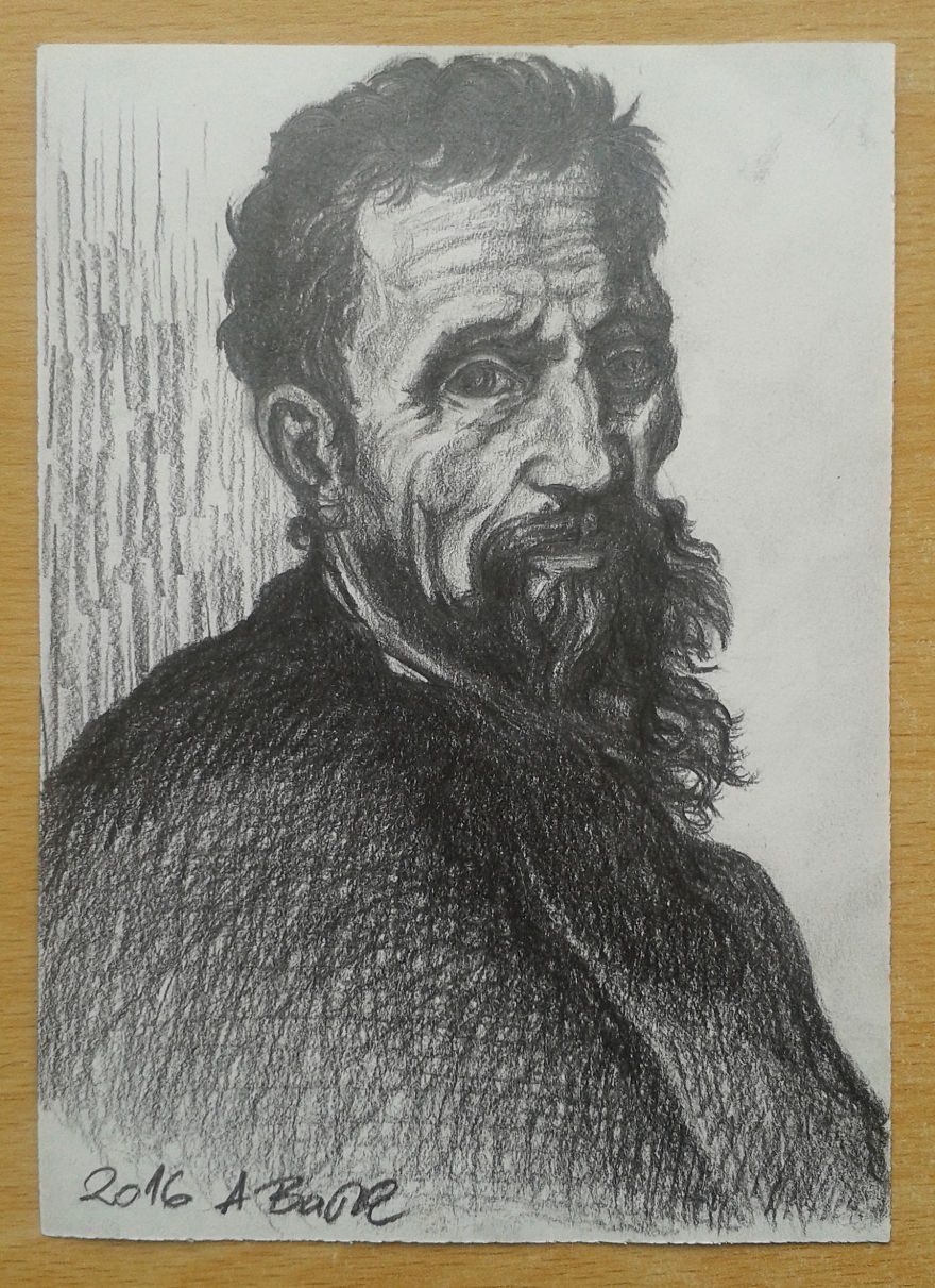 Portrait Of Michelangelo Portrait Of Michelangelo