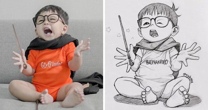 Indonesian Illustrator Sketches Real People As Cartoons And You Will Be Amazed At The Accuracy