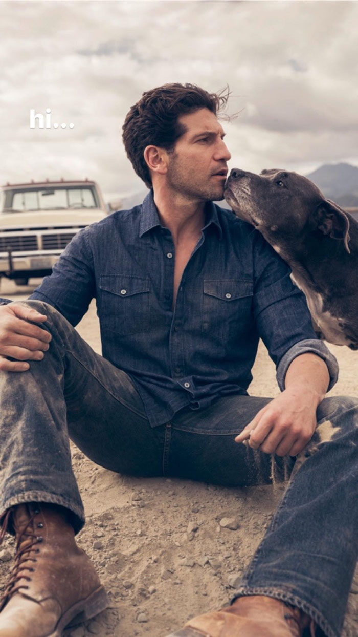 Heartwarming Photos Of 'The Walking Dead' Star With His 3 Rescue Pit Bulls Will Melt Your Heart