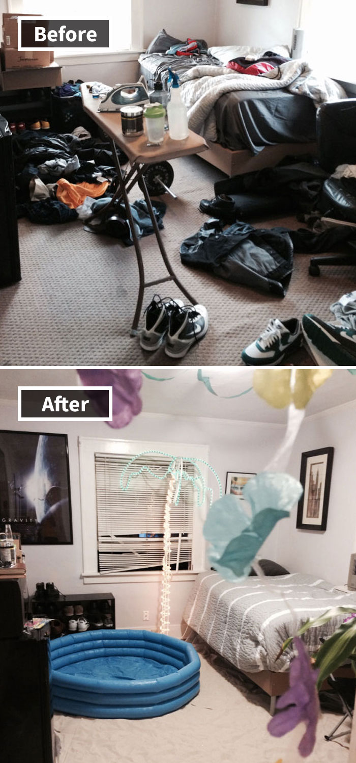 Guys Treat Their Friend To An Epic Room Makeover
