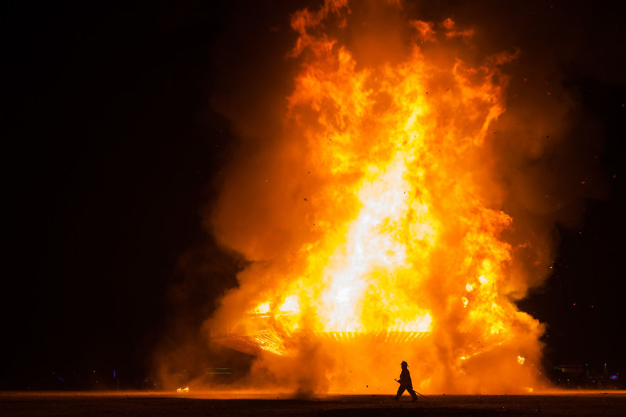 The Temple Burns, 2013 - Photo By Philip Volkers