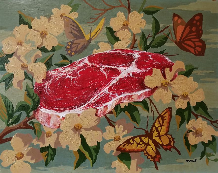 Blossoms, Butterflies And Beef