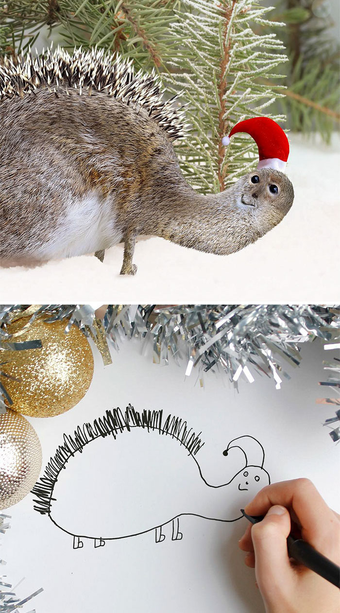 Christmas-Y Hedgehog