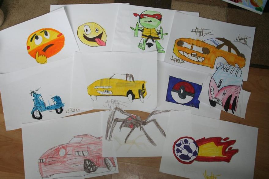 4 Year Old Draws Amazingly Well!