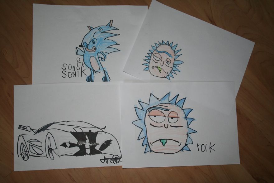 4 Year Old Draws Amazingly Well!
