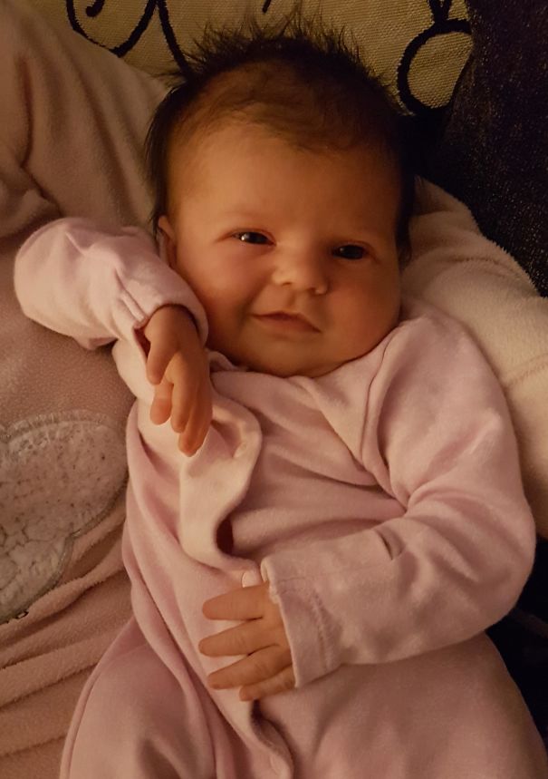 Heyy, How You Doin' (My 2-Week-Old Daughter)