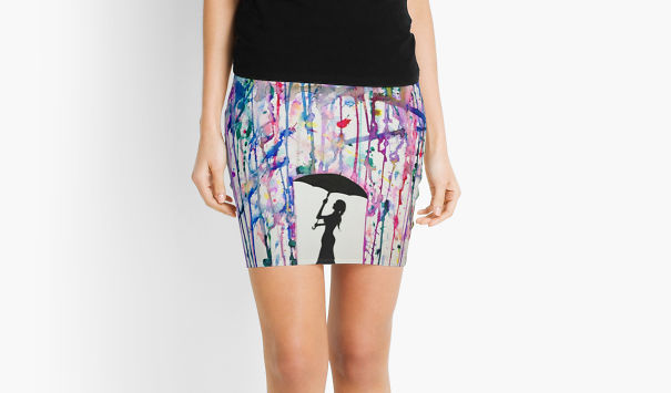 Someone Took My Art And Somehow Decided It Would Look Good On A Mini Skirt