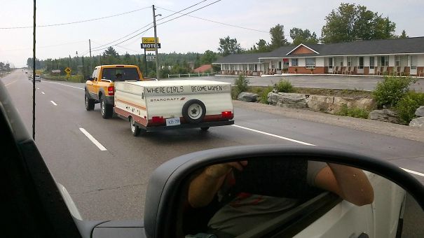 Saw This Classy Camper On My Way Through North Bay, On