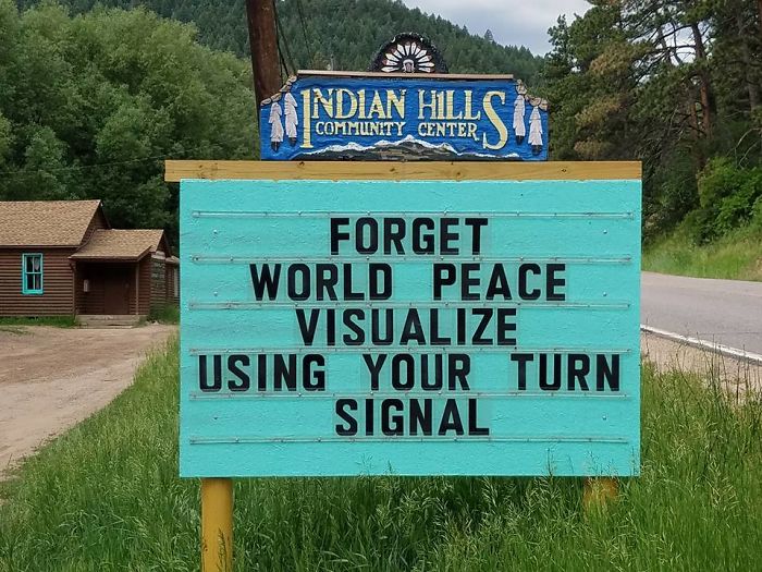 Indian Hills Sign