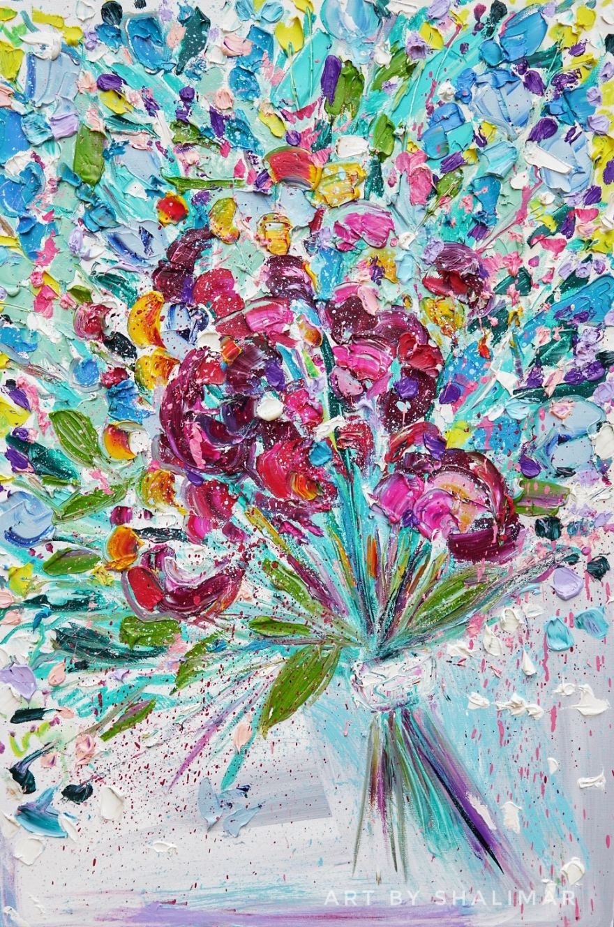 Artist Creates Breathtaking Floral Artwork
