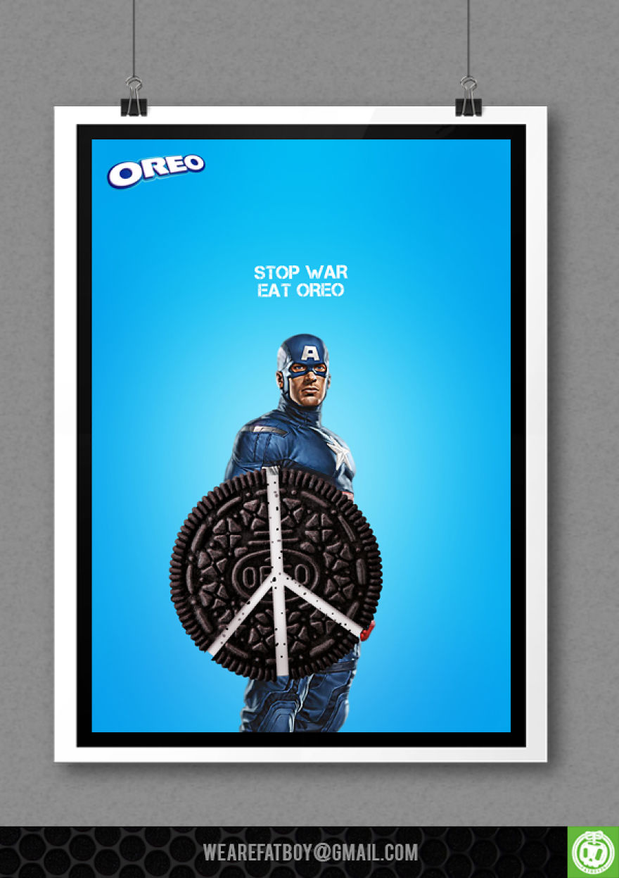 Artists Show How Advertising Would Be If Heroes And Villains Were Part Of It