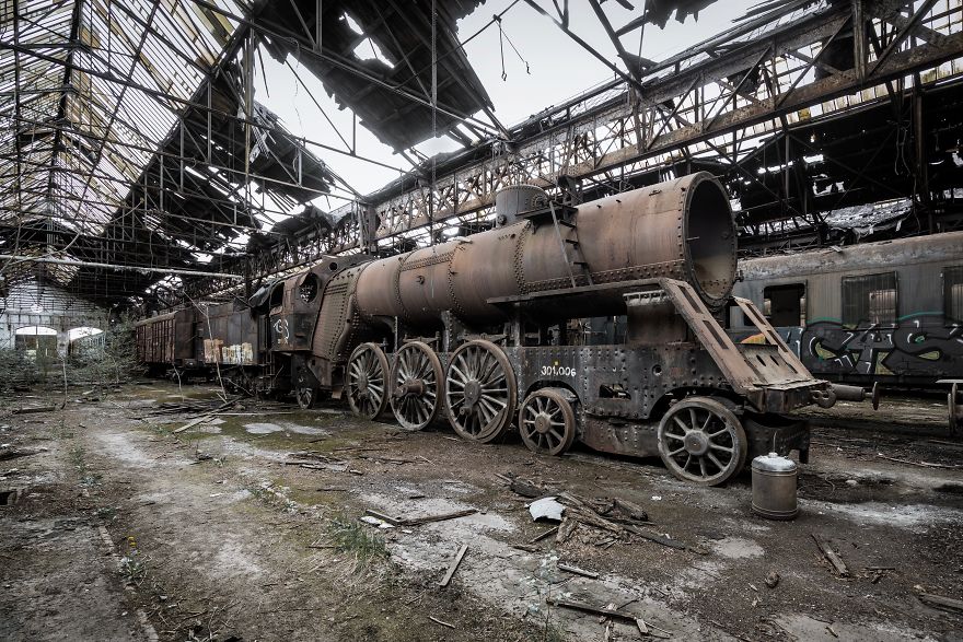 Abandoned Soviet Train, Hungary