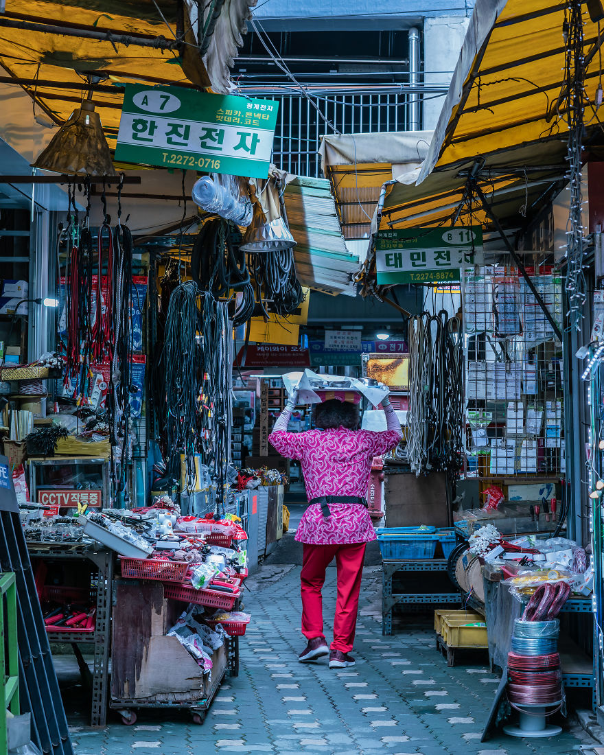 One Of My Favourite Places To Visit. The Maze That Is Kwangjang Market In Seoul.