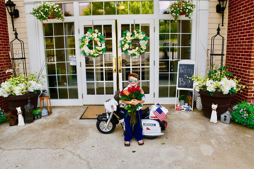 Little Boy Spent His Summer Visiting Nursing Homes
