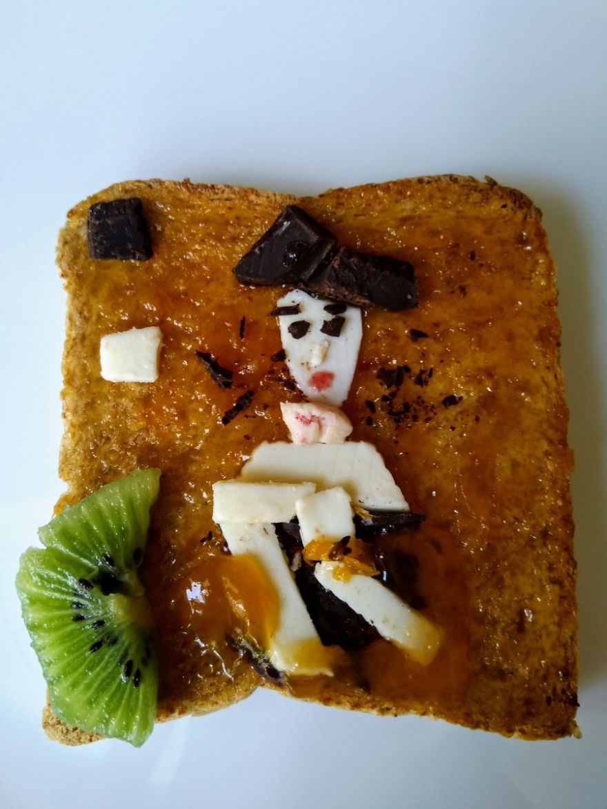 People Are Reproducing Works Of Art In Food And The Result Will Not Let You Eat Them