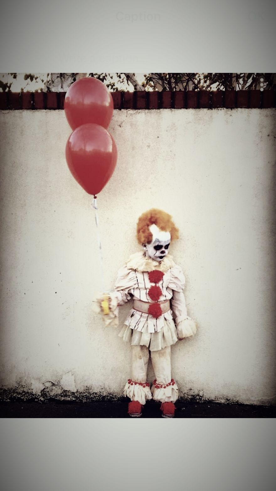 Homemade Pennywise Costume