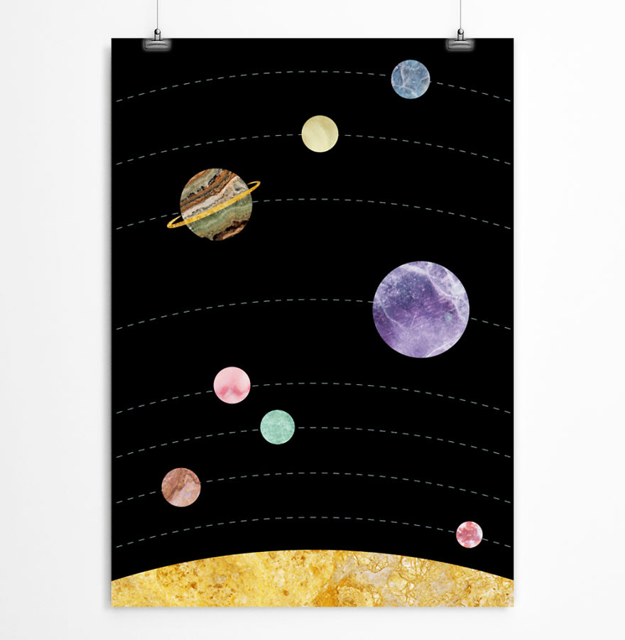 I Created Space Art Prints Using Marble Photos I Created Space Art Prints Using Marble Photos