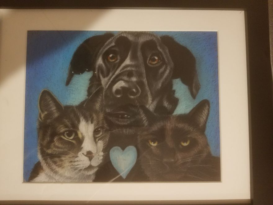 I Combined My Two Loves, Art And Animals.