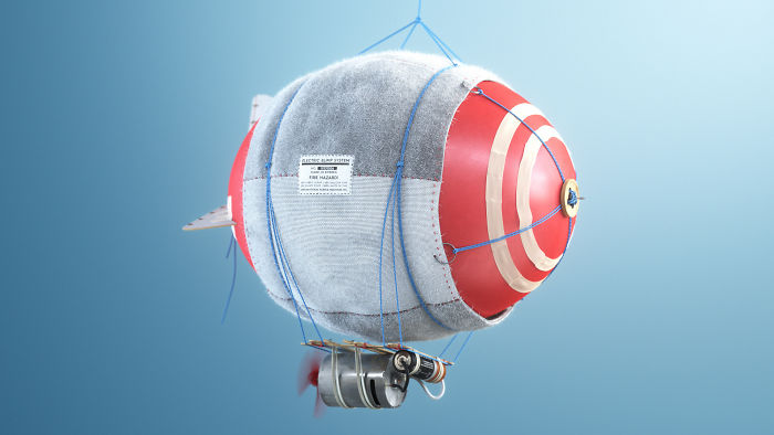 I Made This Homemade Zeppelin Animation!