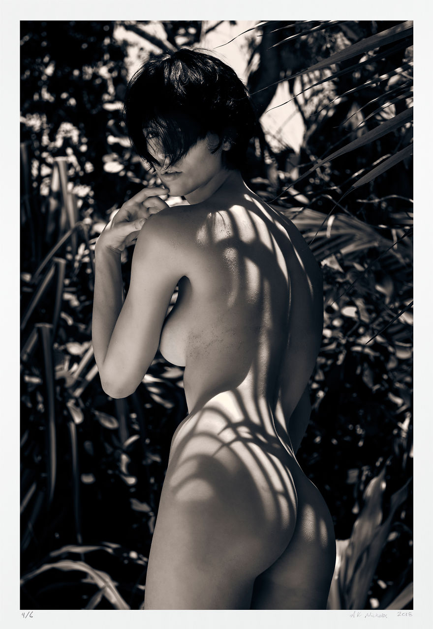 I Photograph Nude Figures In Palm Shadows To Make Black-And-White Limited Edition Photographs (Nsfw)