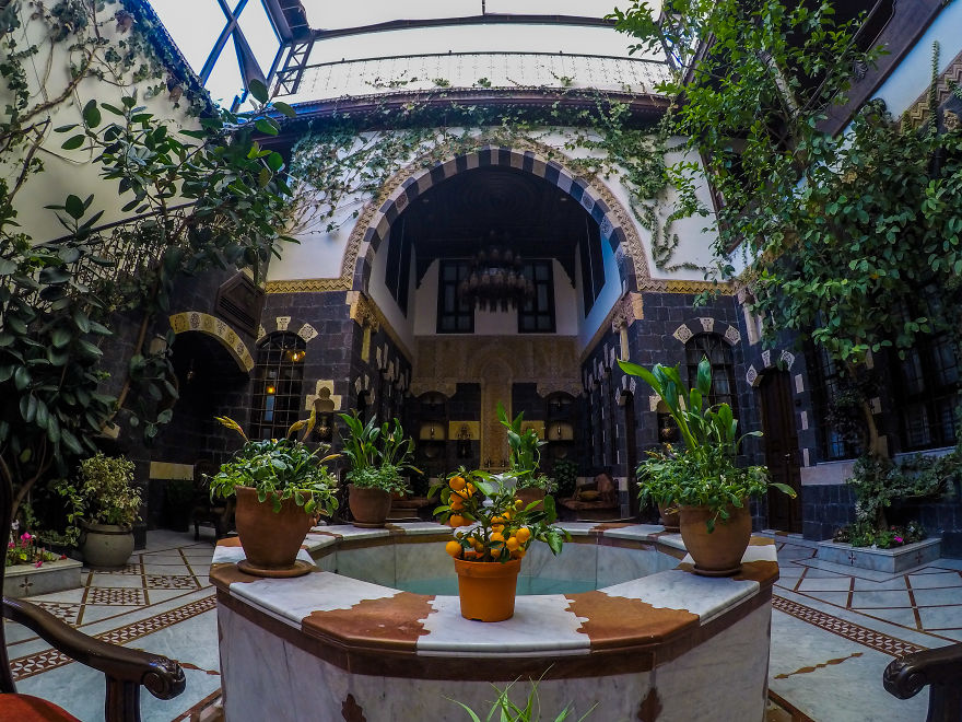 An Amazing View Of An Damascus Orient House - This One Is A Hotel Too