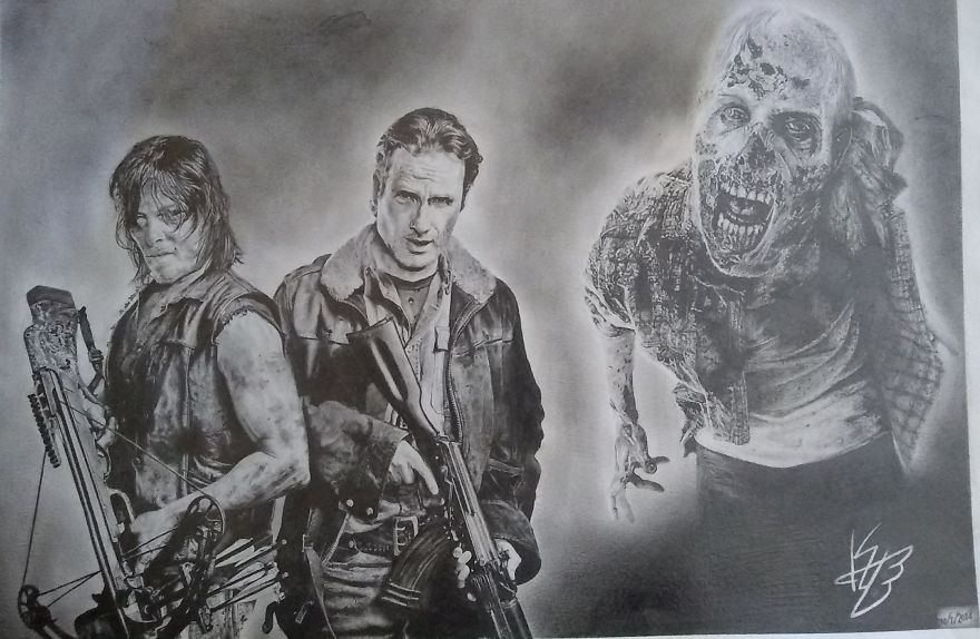 Drawing The Walking Dead