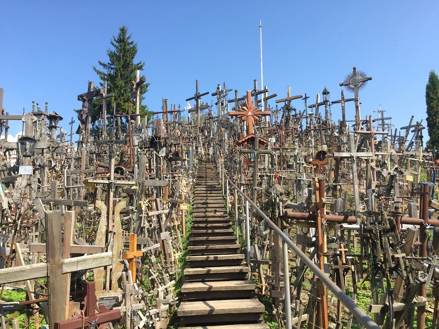 Hill Of Hundreds & Thousands Of Crosses