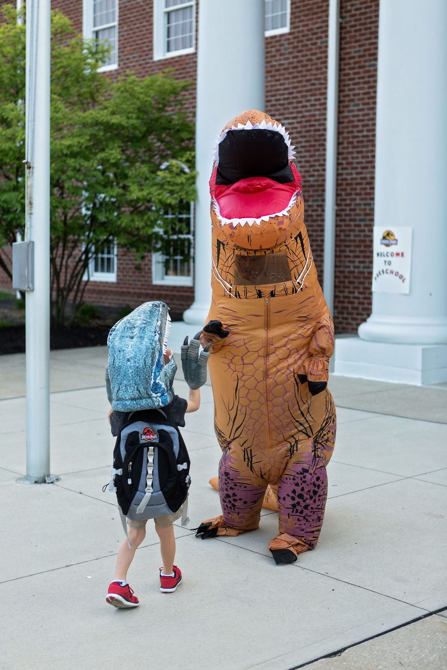 Jurassic Park Back To School Photoshoot