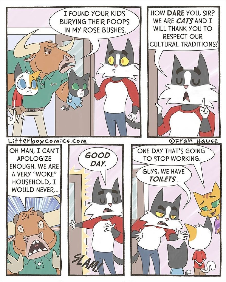 Litterbox Comics Puts A Feline Twist On Modern Day Parenting