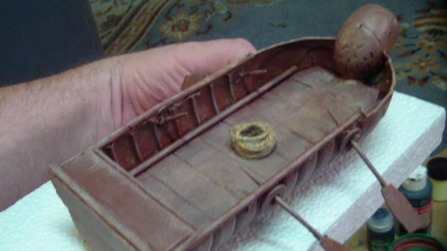 Made A Longboat Out Of A Lemon Juice Bottle