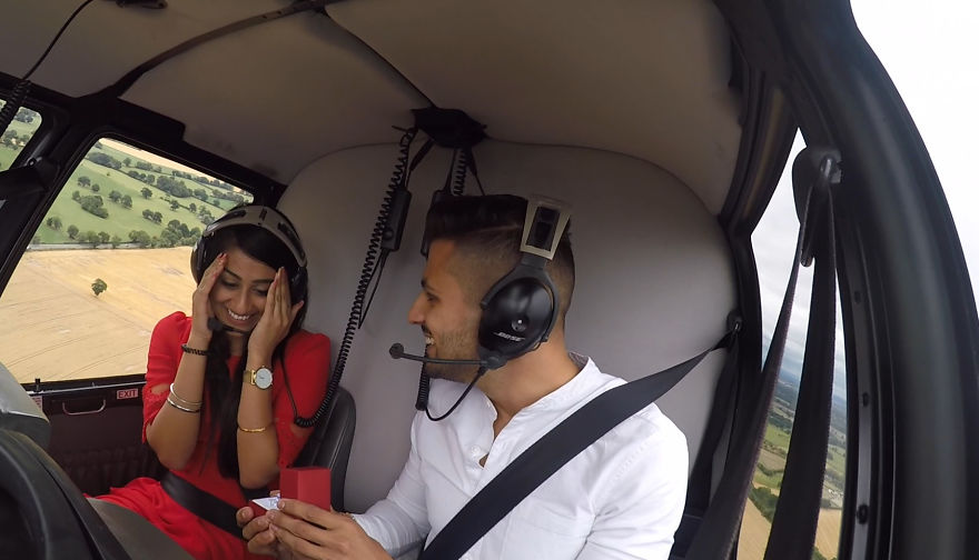 A Man Surprises His Girlfriend With A Proposal Like No Other