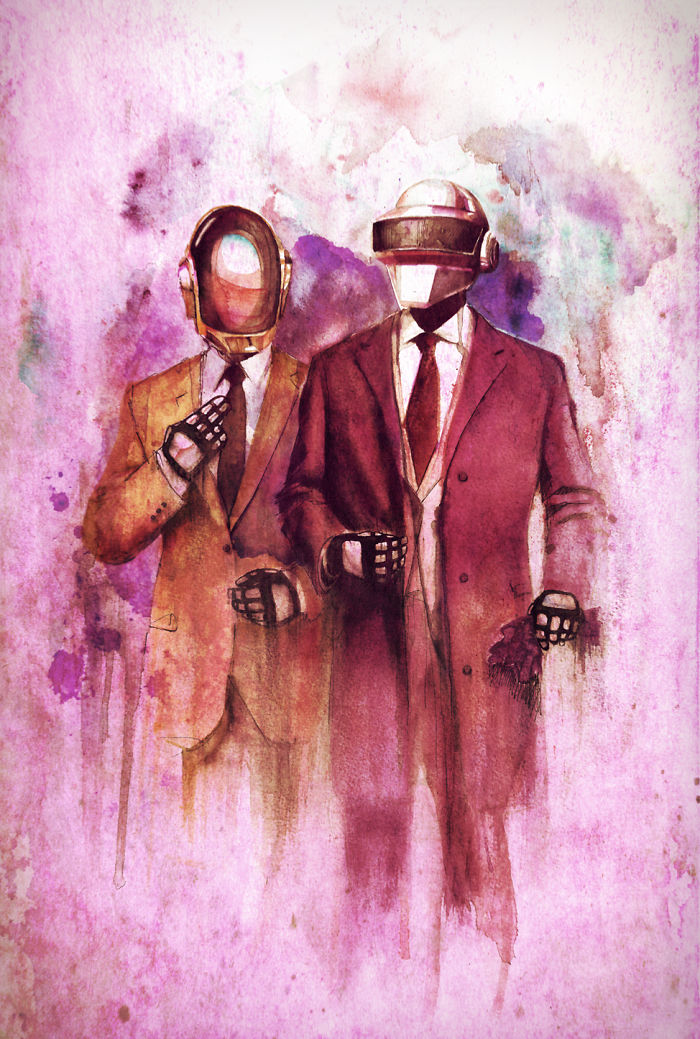 3D Insect Paintings And Watercolors Of Music Icons I’ve Produced Over The Years