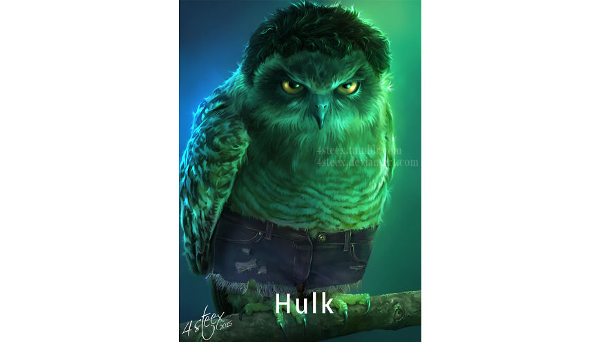 Owl Version Of Marvel & Dc Super Heroes | All Characters
