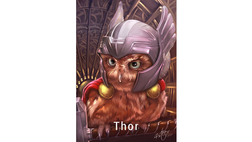 Owl Version Of Marvel & Dc Super Heroes | All Characters