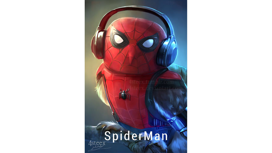 Owl Version Of Marvel & Dc Super Heroes | All Characters