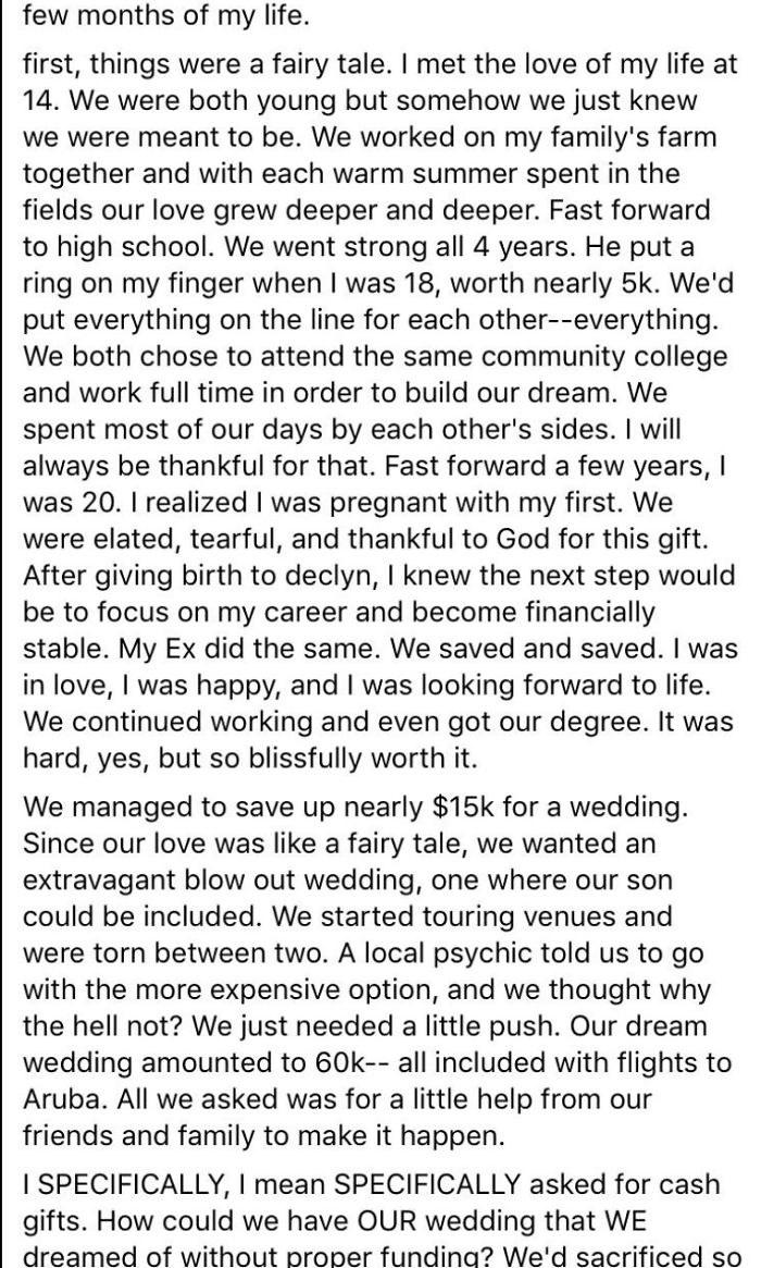 See How This Bride Responded When Her Guests Called Her Crazy For Expecting Them To Fund Her $60,000 Wedding!!