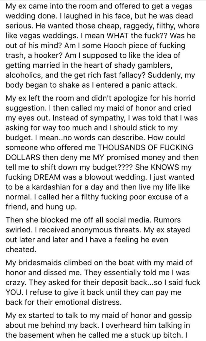 See How This Bride Responded When Her Guests Called Her Crazy For Expecting Them To Fund Her $60,000 Wedding!!