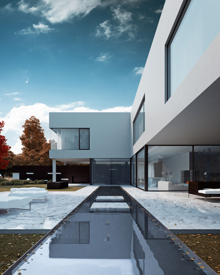 Not Only Pandas Are Black And White - Check Out This House! Not Only Pandas Are Black And White - Check Out This House!