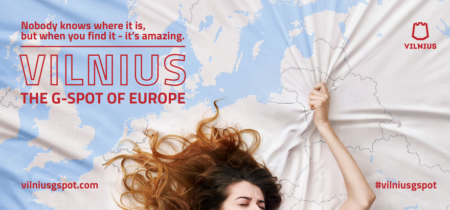 Vilnius City Launches A Controversial New Campaign That Presents It As The "G-Spot Of Europe"