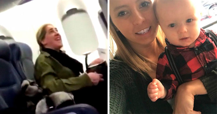 Woman Refuses To Sit Next To A Crying Baby On Plane, Gets Instant Karma