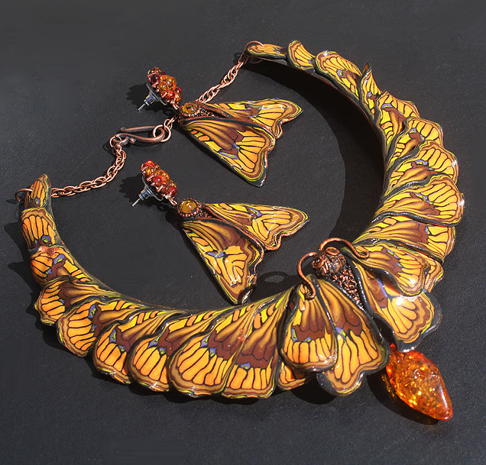 I Use Polymer Clay To Create Unique Butterfly Jewellery