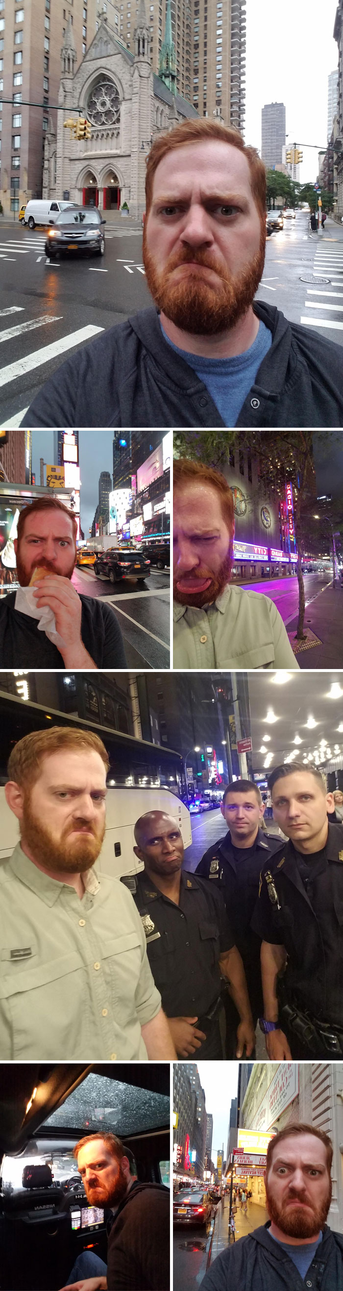 Went To NYC On Business And I Had To Show My Wife I Wasn't Enjoying It Without Her, So Here Is Me Having A Bad Time All Over New York