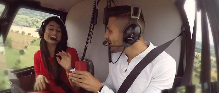 A Man Surprises His Girlfriend With A Proposal Like No Other