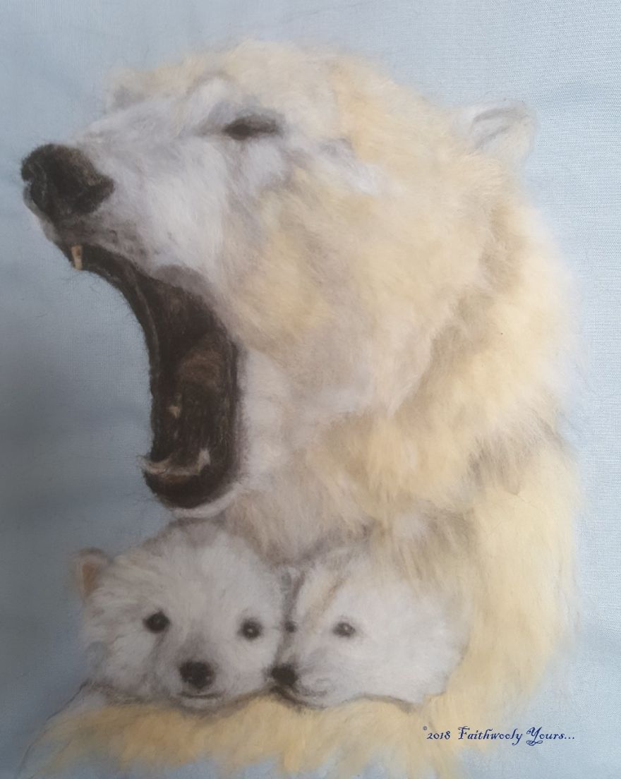 Artist Is Trying To Bring Awareness Creating Endangered Animals From Wool