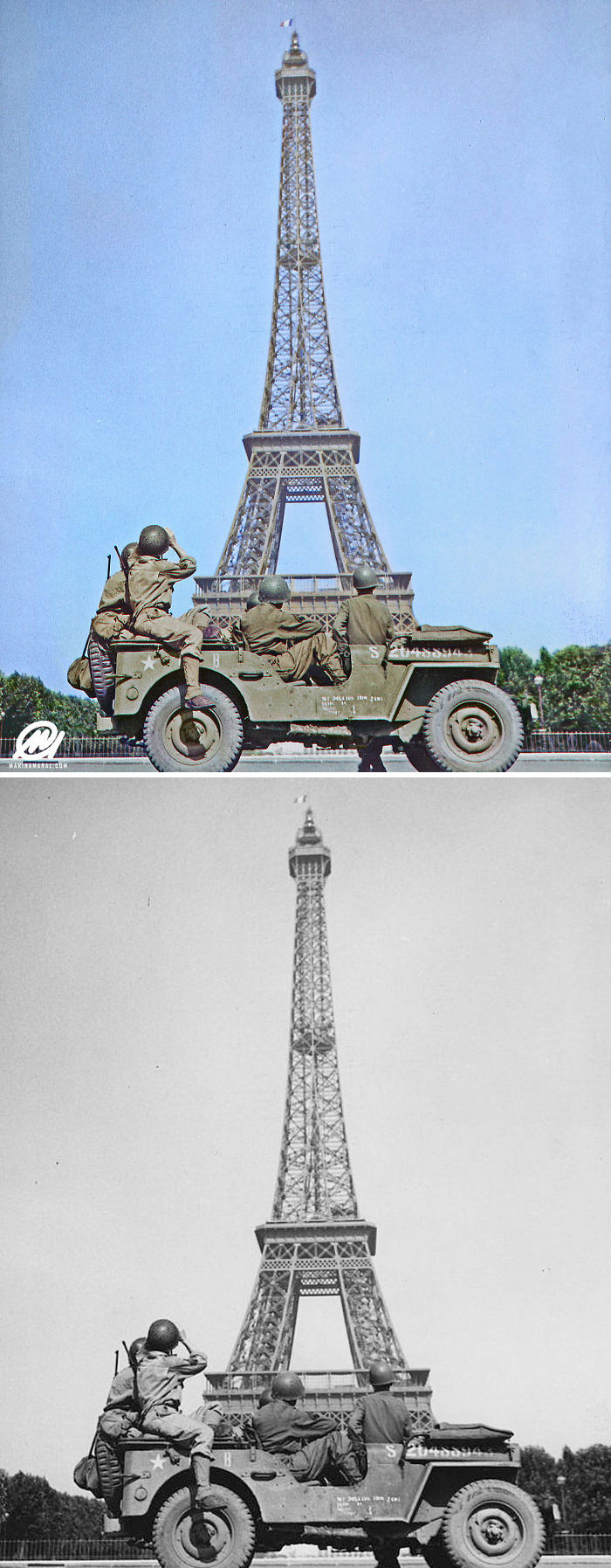 American Soldiers, Paris