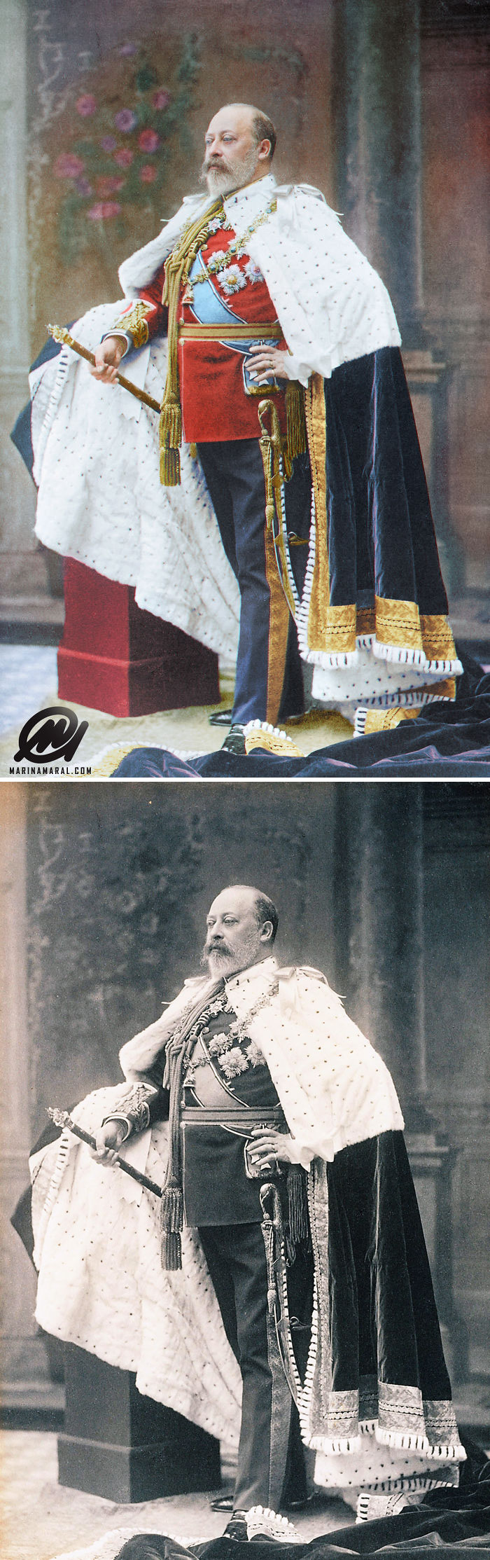 Edward VII At His Coronation, 1902