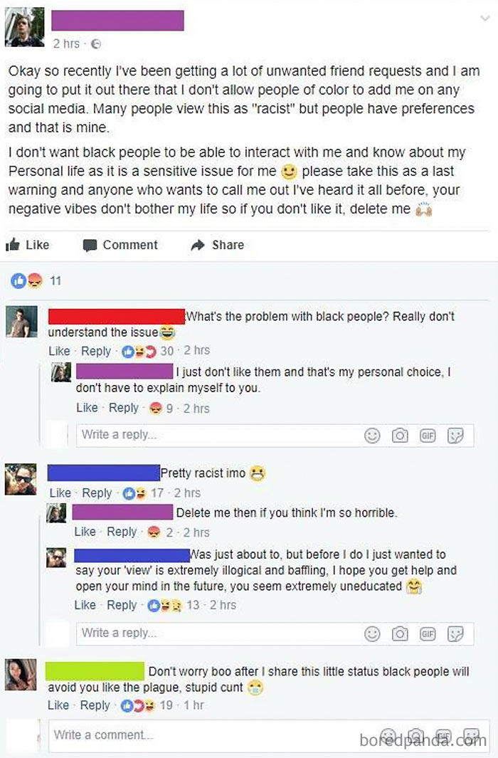 Black People Are A Sensitive Issue For Him